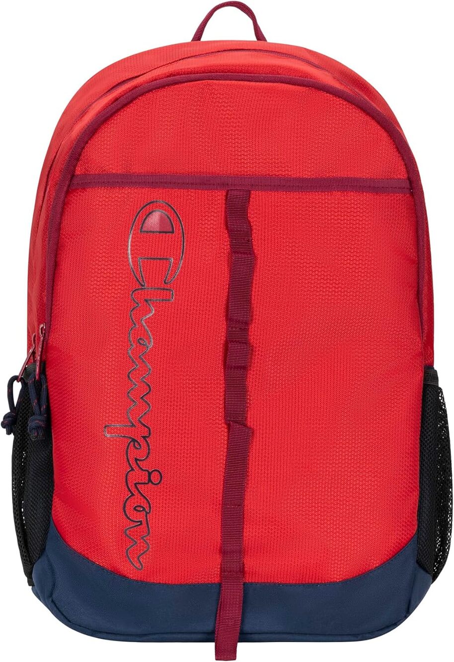 Champion Center Red & Navy Blue Backpack Fits 15" Laptop New